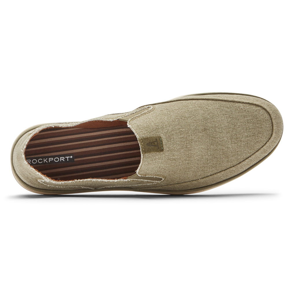 Rockport Slip-On For Mens Olive - Austyn - BY2506943